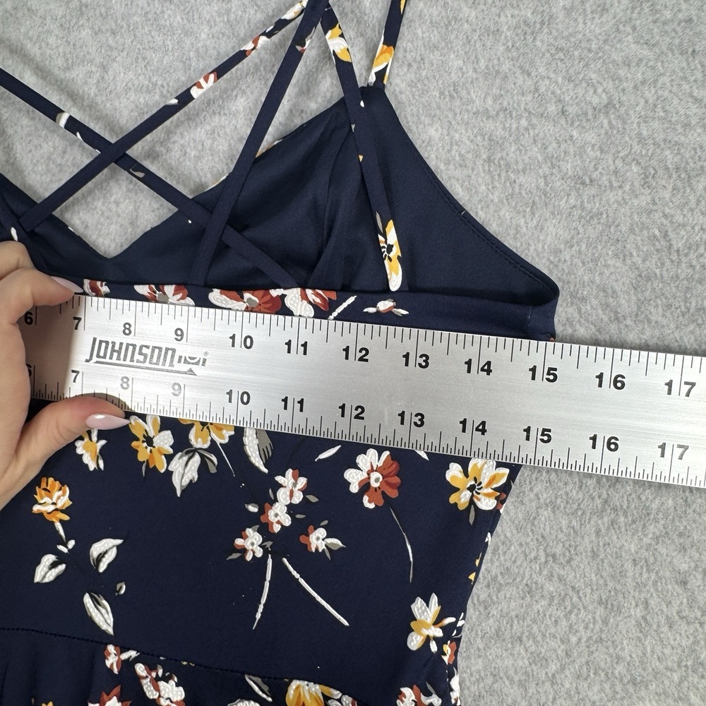 Fortune + Ivy Reign Floral Skater Dress Womens PM Navy NWT Stitch Fix - Picture 9 of 15